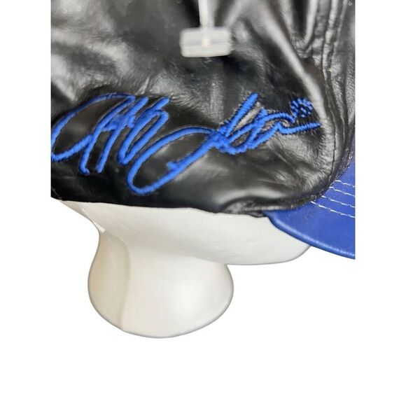 NWT Jeff Gordon #24 NASCAR Dupont Racing LEATHER HAT made in USA - Picture 5 of 9